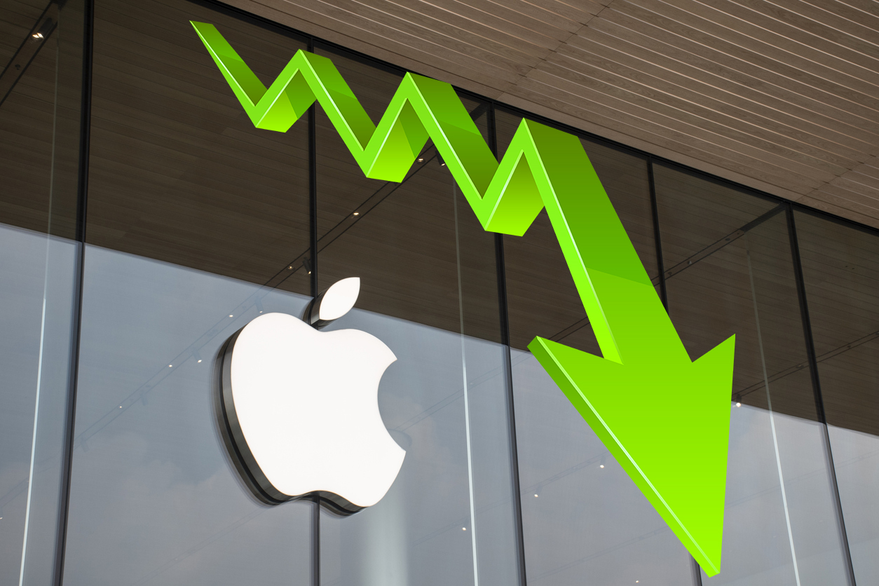 После презентации Apple акции компании упали